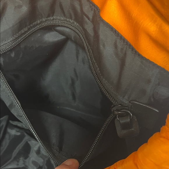 Diesel Orange Quilted Nylon Backpack with Black Hardware - Picture 6 of 12